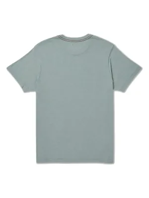 RVCA Men's Big RVCA Short Sleeve Tee in Lead, alternate view 1