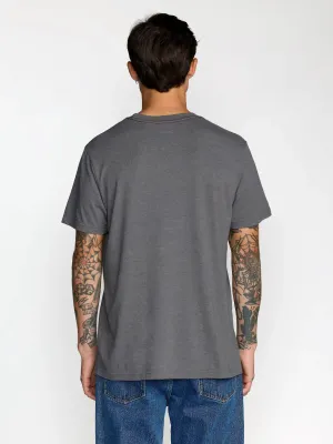 RVCA Men's Harvester Short Sleeve Tee in Smoke, alternate view 1