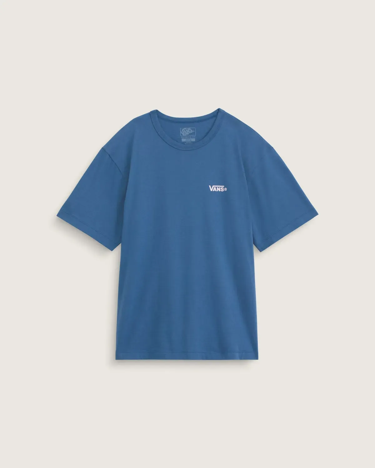 Vans Men's New Left Chest Shrunken Short Sleeve Tee, Color: True Navy, Size: M