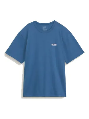 Vans Men's New Left Chest Shrunken Short Sleeve Tee in True Navy, main view