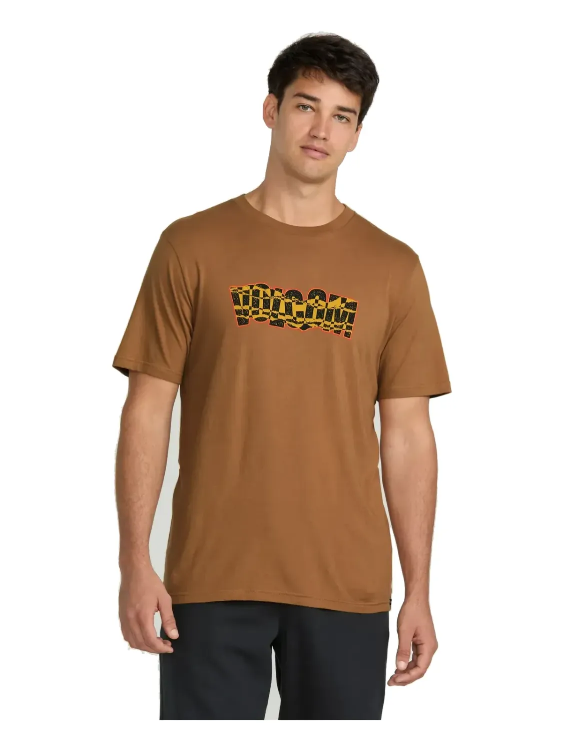 Volcom Men's Blender Short Sleeve Tee, Color: Coconut Shell, Size: M