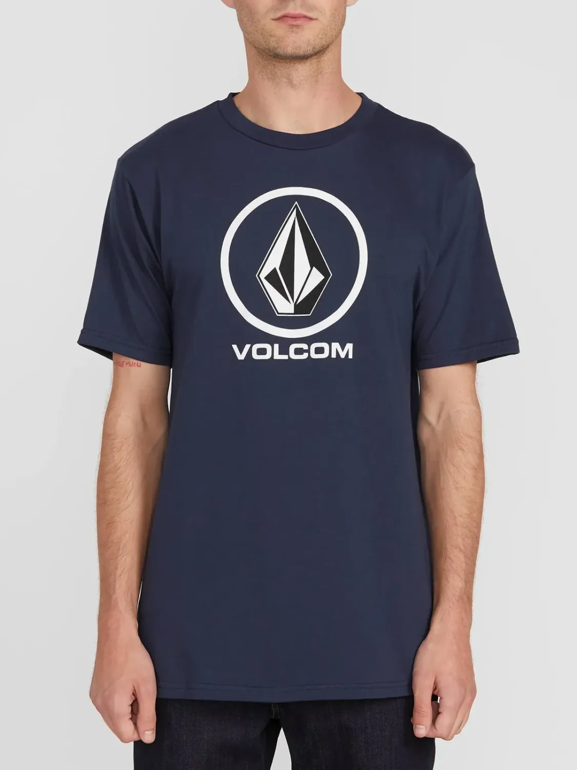 Volcom Men's Crisp Stone Short Sleeve Tee, Color: Black, Size: M
