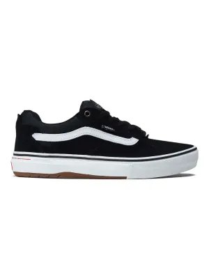Vans Men's Skate Kyle Walker Wafflecup Shoe in Black/White, main view