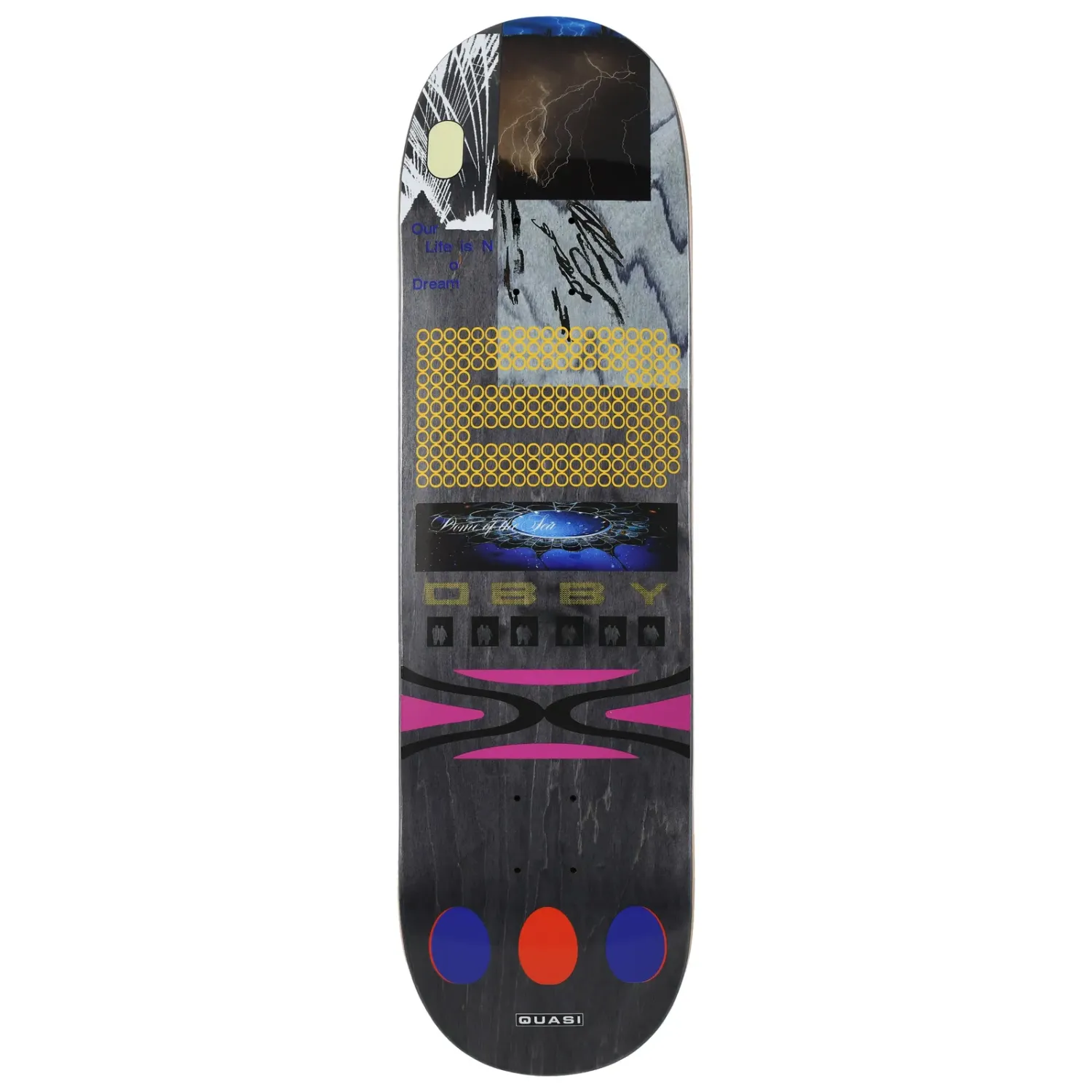 Quasi de Keyzer Thunder Skateboard Deck, Size: 8.625