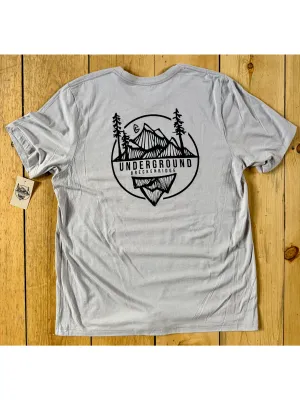 Underground Men's Short Sleeve Tee in Heather Cool Grey, alternate view 1