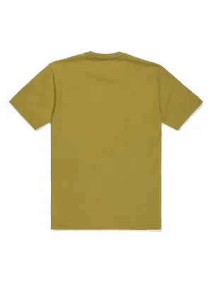 Volcom Men's Dual Euro Short Sleeve Tee in Olive, alternate view 1