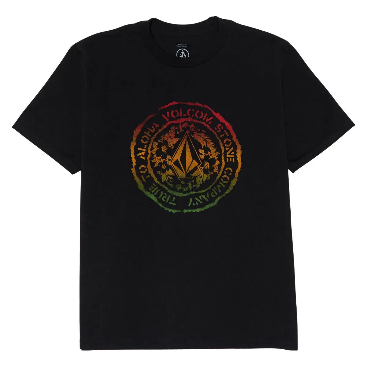 Volcom Men's Tropunk Short Sleeve Tee, Color: Black, Size: S
