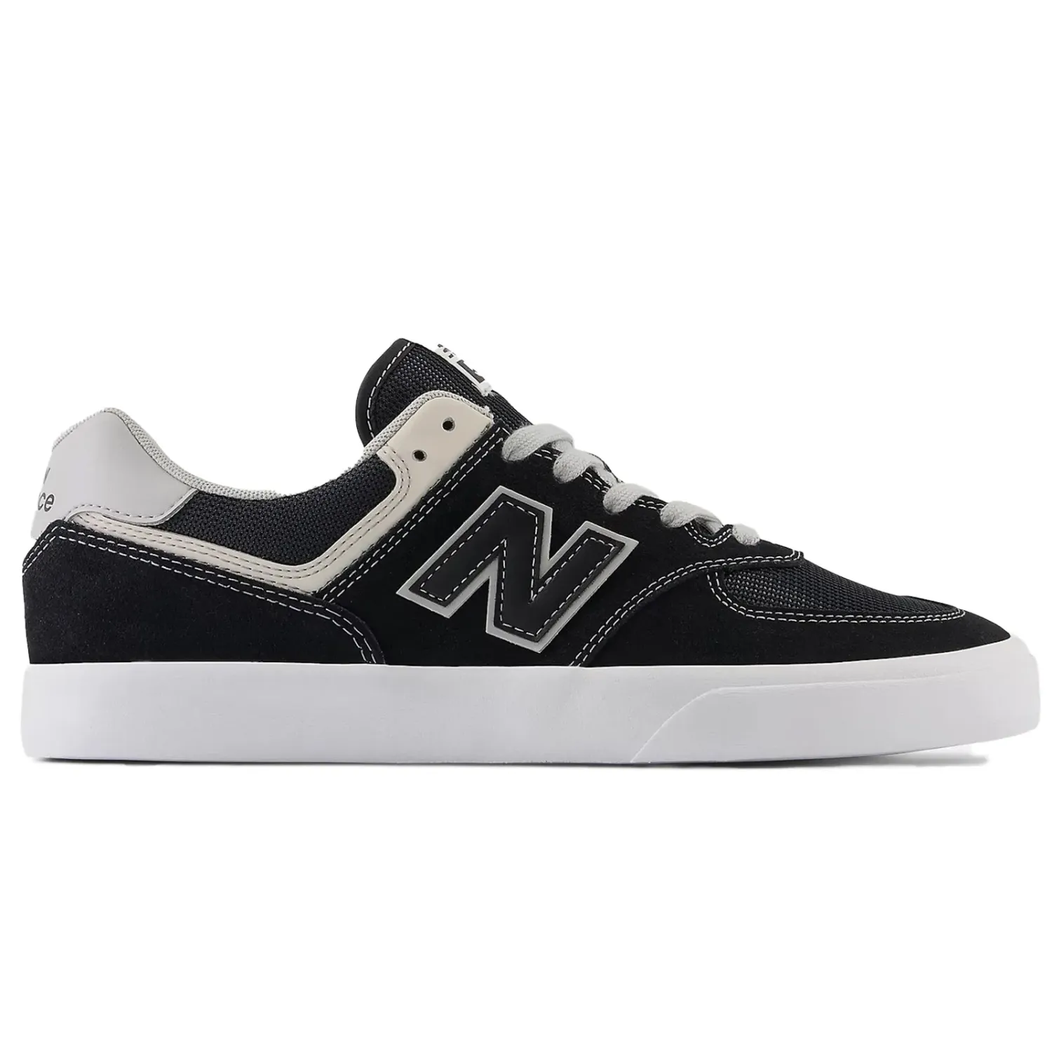 New Balance Men's Numeric 574 Vulc Skate Shoe, Color: Black/Grey, Size: 9.5