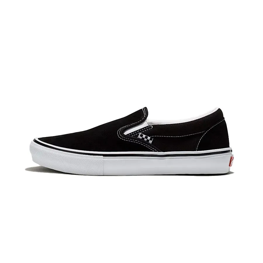 Vans Skate Slip-On Shoe, Color: Black/White, Size: 10