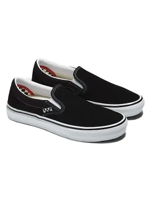Vans Skate Slip-On Shoe in Black/White, alternate view 1