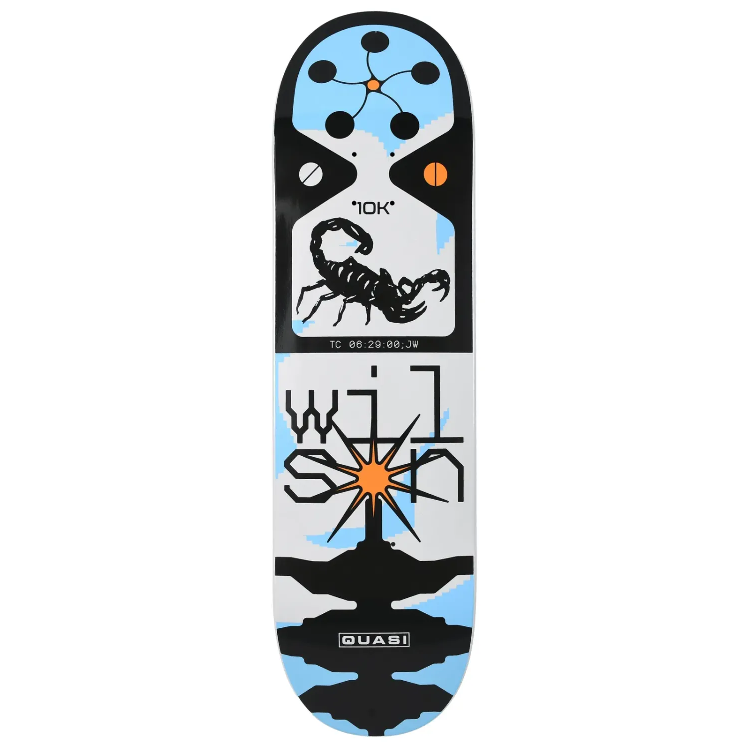 Quasi Wilson Y2K Skateboard Deck, Size: 8.75
