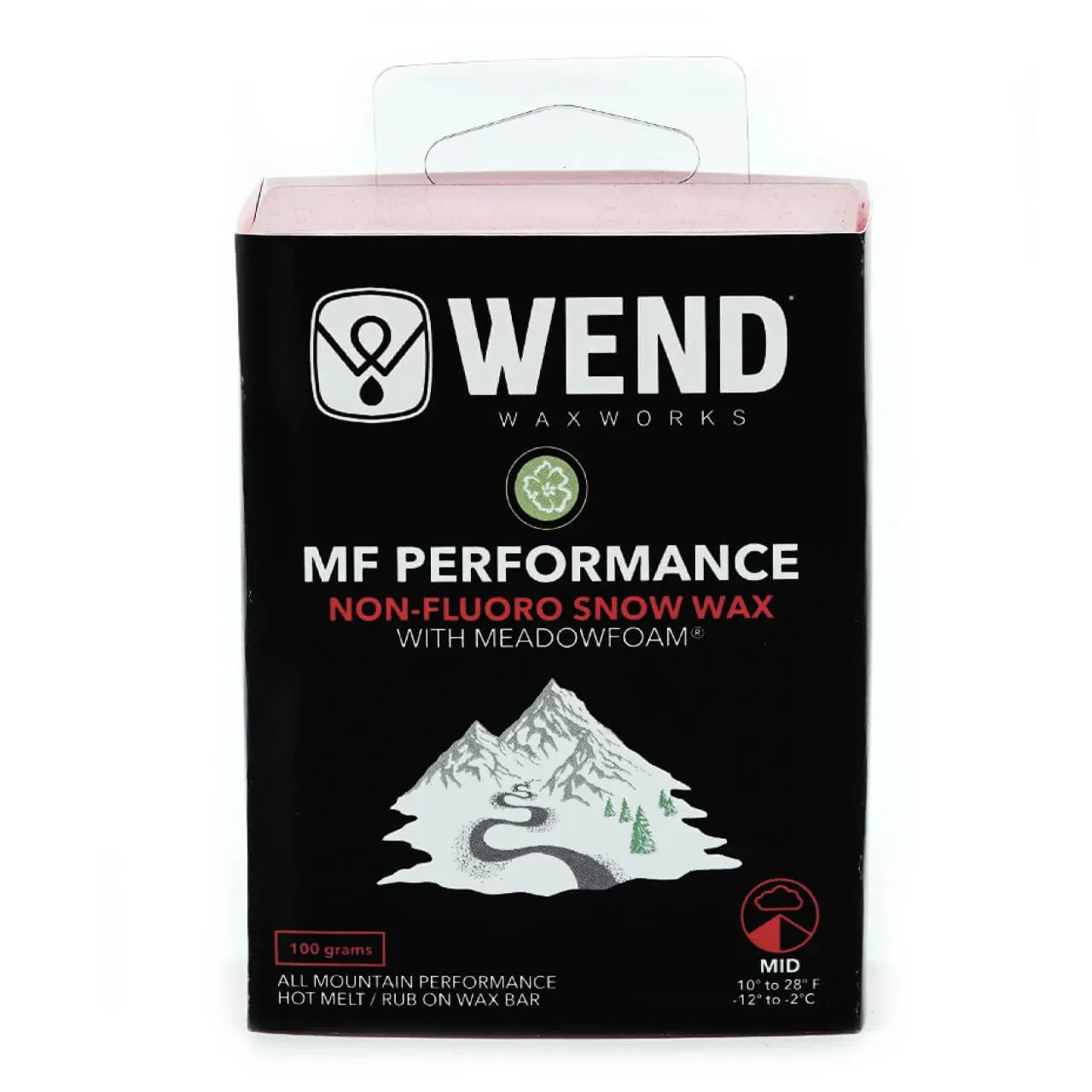 Wend MF Performance Snow Wax, Size: 100g, Temperature: Cold