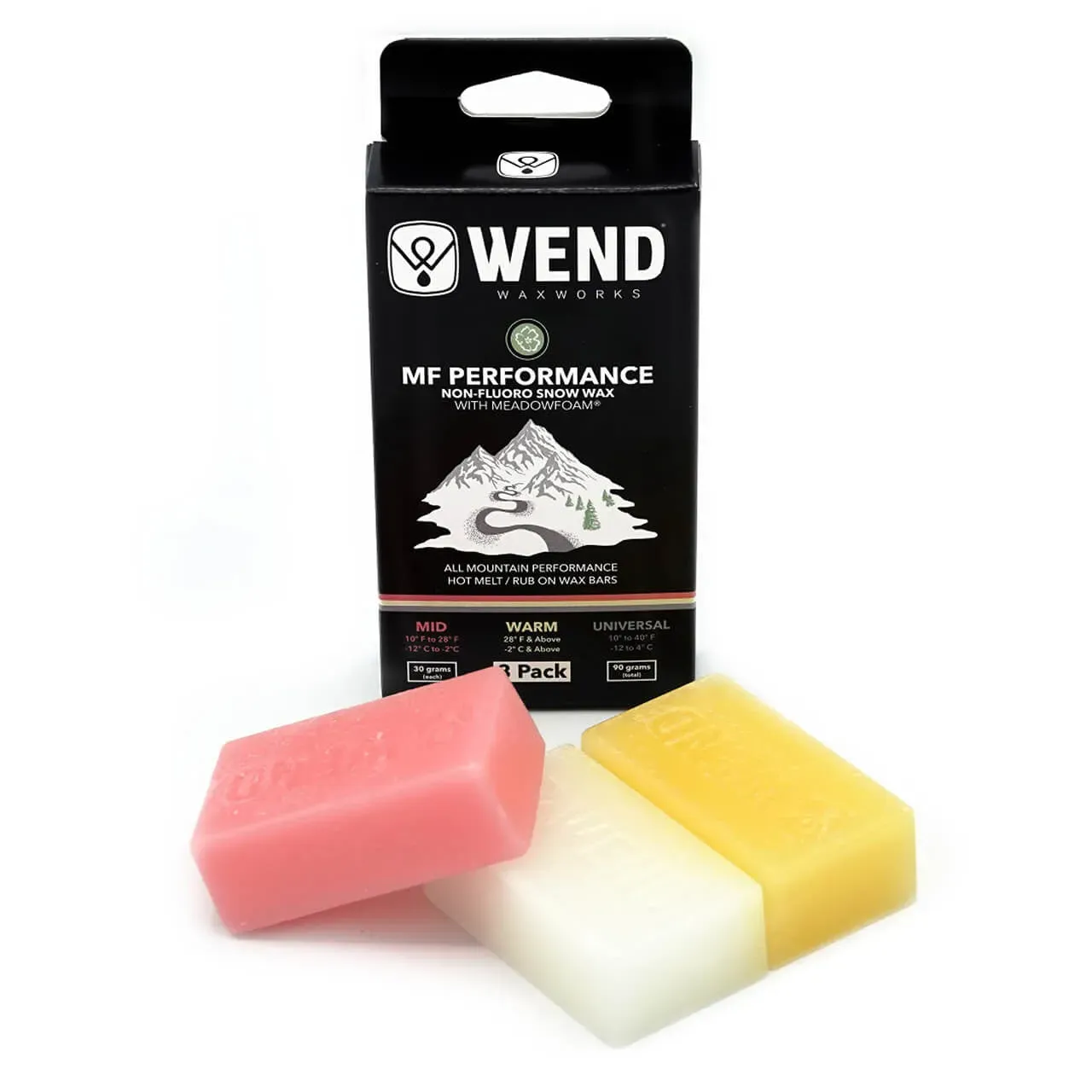 Wend MF Performance Wax 3-Pack Combo, Size: 90g