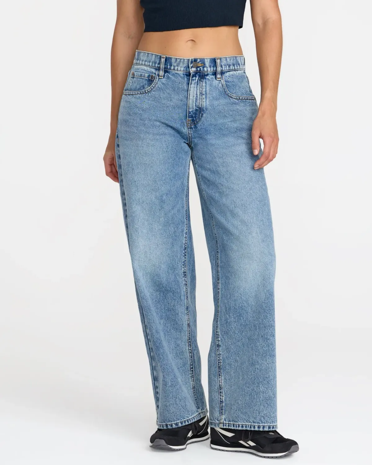 RVCA Women's Loosey Jean, Color: Balsam, Size: 24