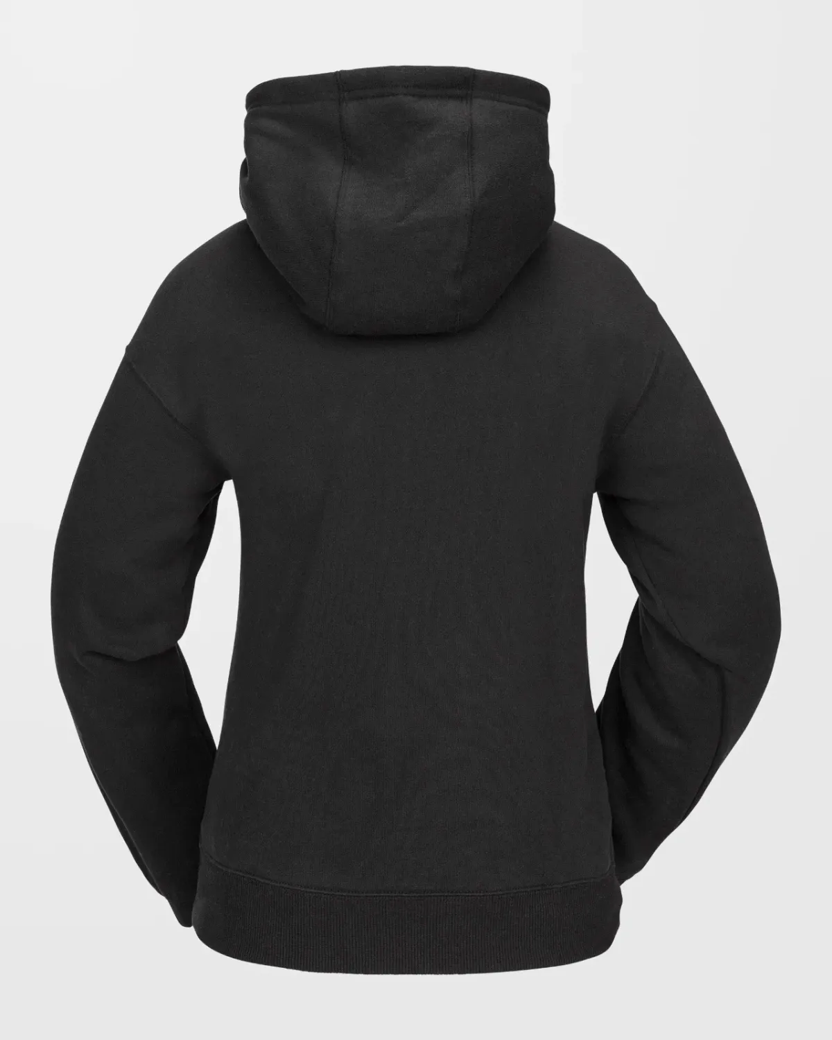 Volcom Women's Costus Pullover Fleece Hoodie, Color: Black, Size: S