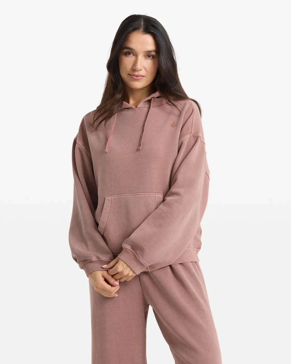 Volcom Women's Stone Soft Hoodie, Color: Desert Taupe, Size: M