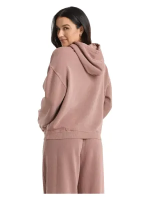 Volcom Women's Stone Soft Hoodie in Desert Taupe, alternate view 1