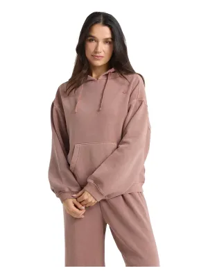 Volcom Women's Stone Soft Hoodie in Desert Taupe, main view