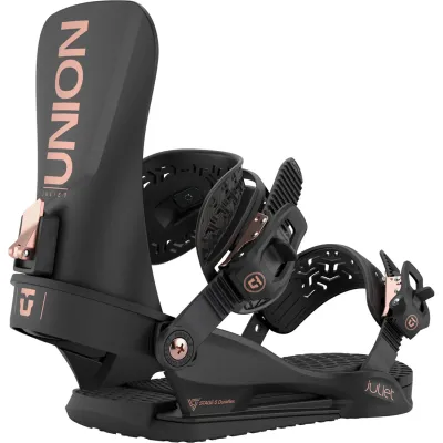 Union Women's Juliet Snowboard Binding 2026 Union Women's Juliet Snowboard Binding 2026 in Black, front view