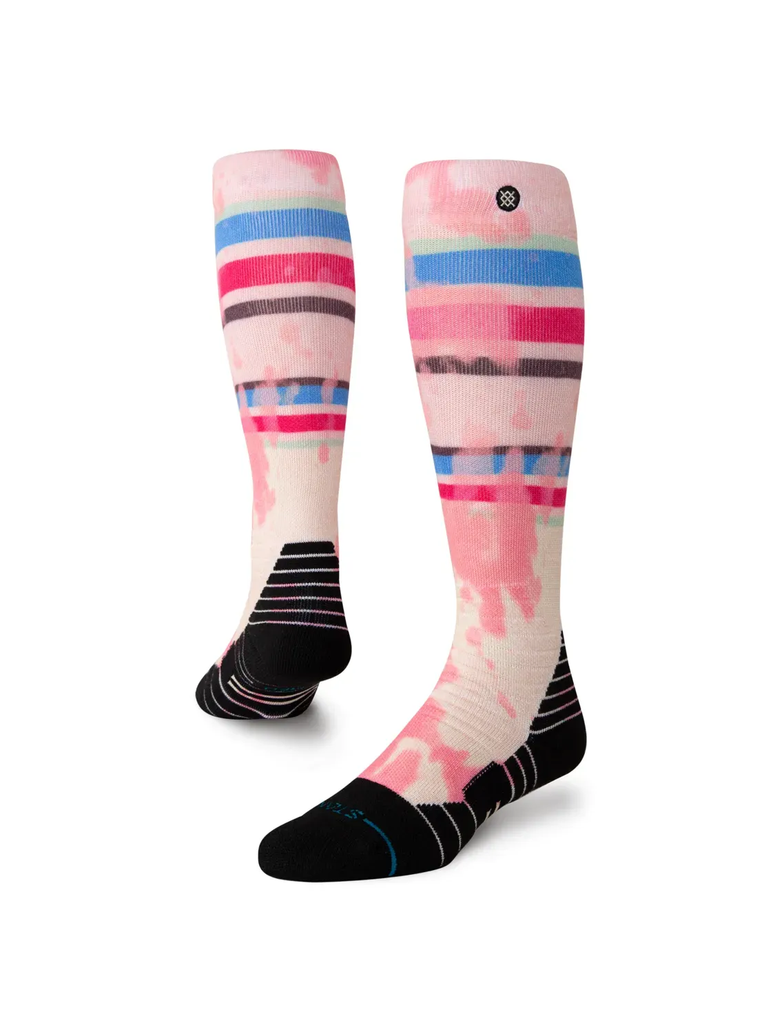 Stance Brong Snow Socks, Color: Cream, Size: S