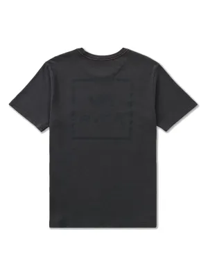 RVCA Men's VA All The Way Short Sleeve Tee in Pirate Black, alternate view 1