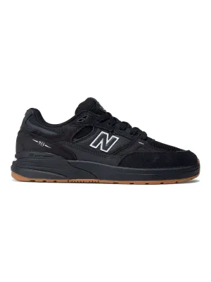 New Balance Men's Numeric Andrew Reynolds 933 Skate Shoe in Black/Black, main view