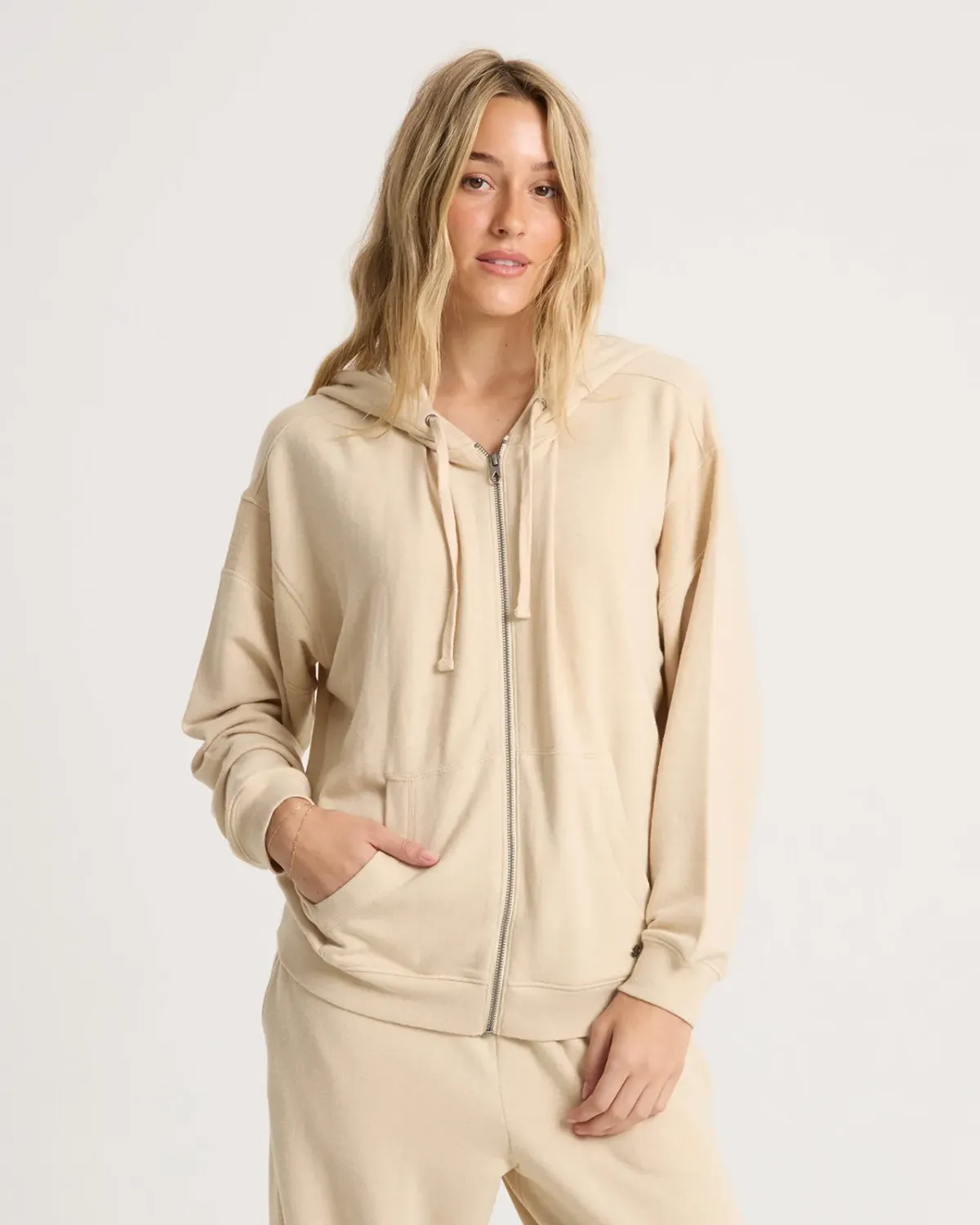 Volcom Women's Lil Frenchie Zip Hoodie