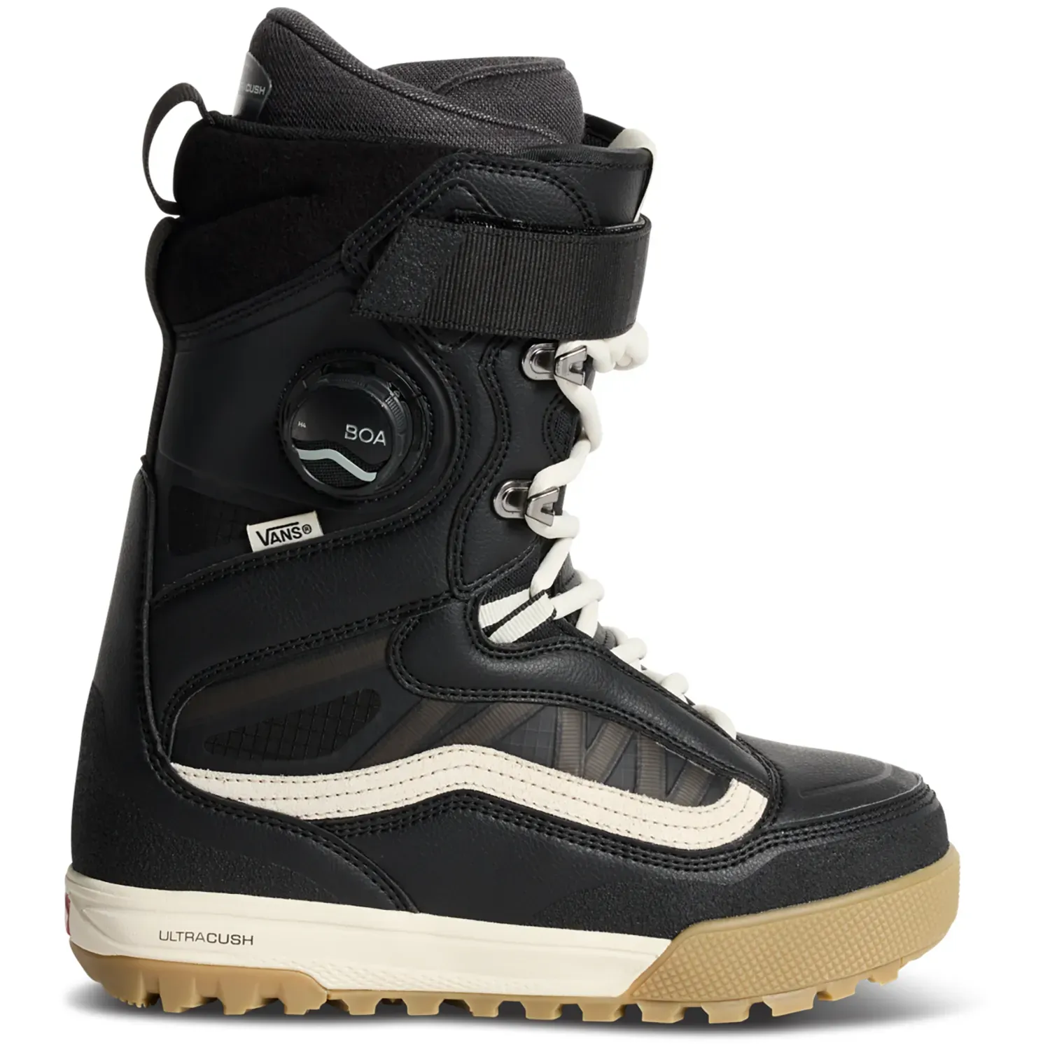 Vans Women's Luna Pro 2.0 Snowboard Boot 2027, Color: Black/Marshmallow, Size: W5.5