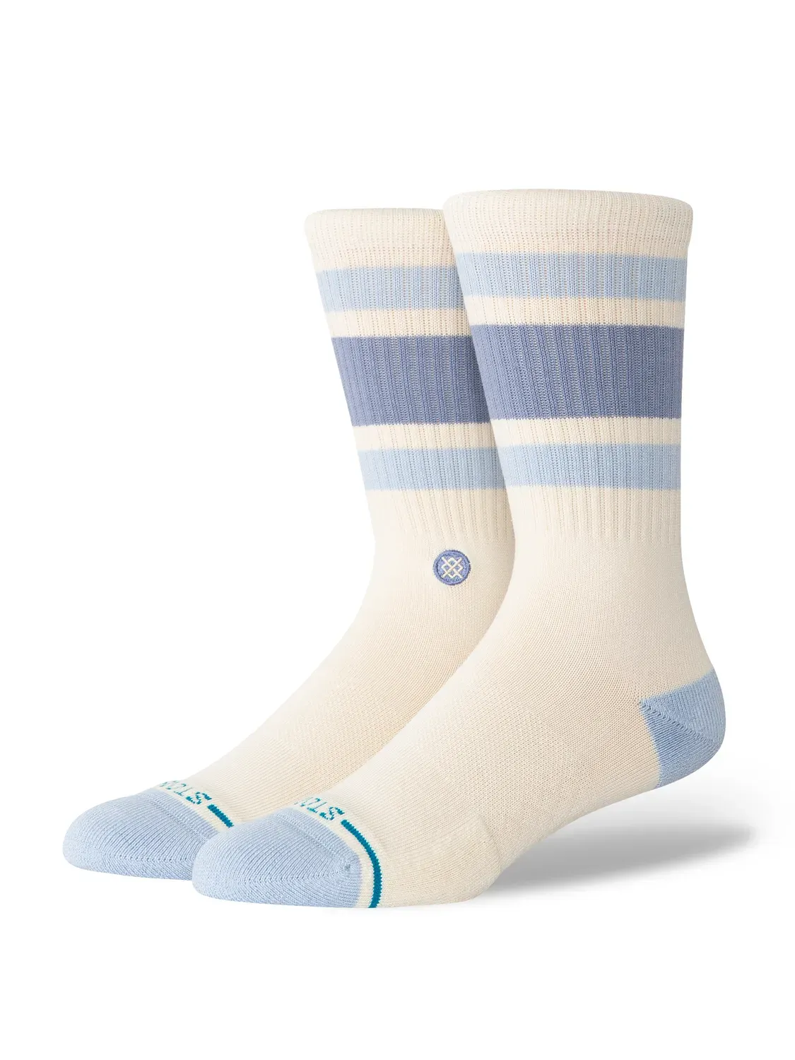 Stance Women's Boyd Crew Socks, Color: Periwinkle, Size: S