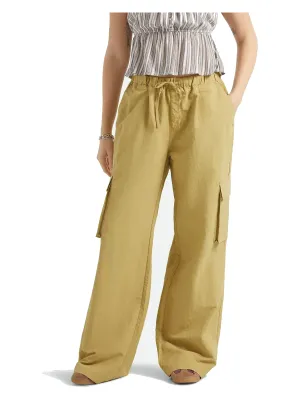 Brixton Women's Jett Lightweight Cargo Wide Leg Pant in Olive Stone, alternate view 1