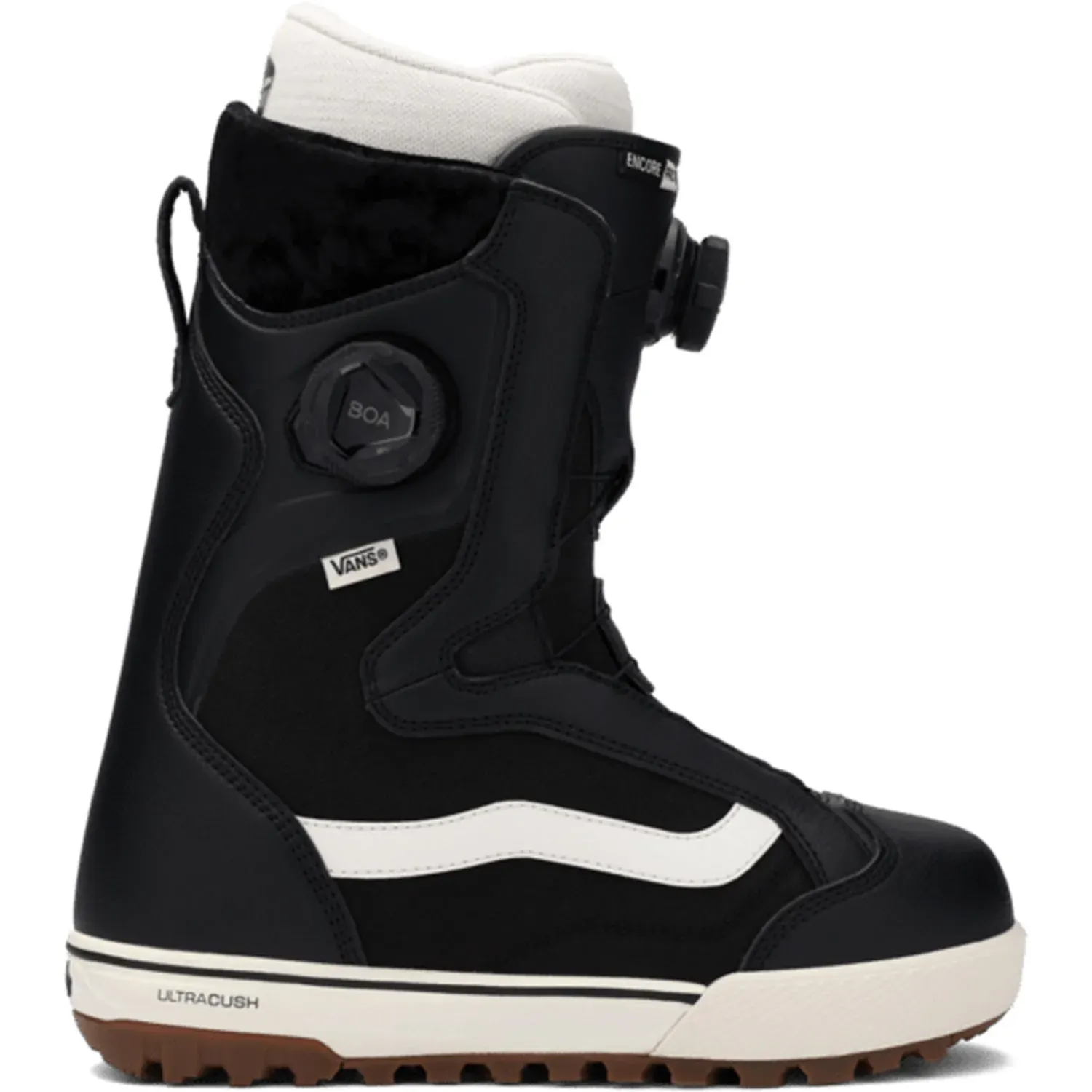 Vans Women's Encore Pro Snowboard Boot 2026, Color: Black/Marshmallow, Size: W9.5