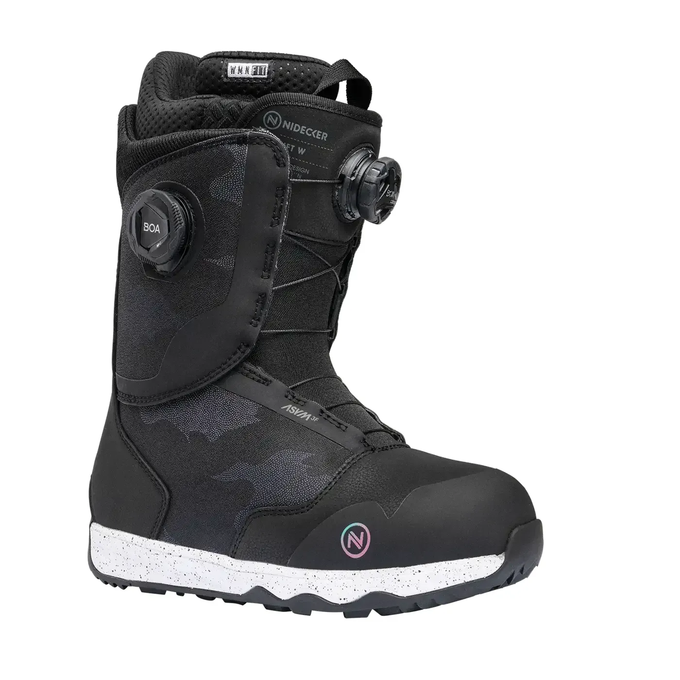 Nidecker Women's Rift Snowboard Boot 2026, Color: Black, Size: W8