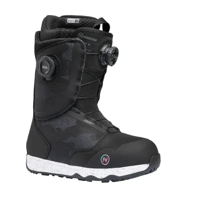 Nidecker Women's Rift Snowboard Boot 2026 Nidecker Women's Rift Snowboard Boot 2026 in Black, front view
