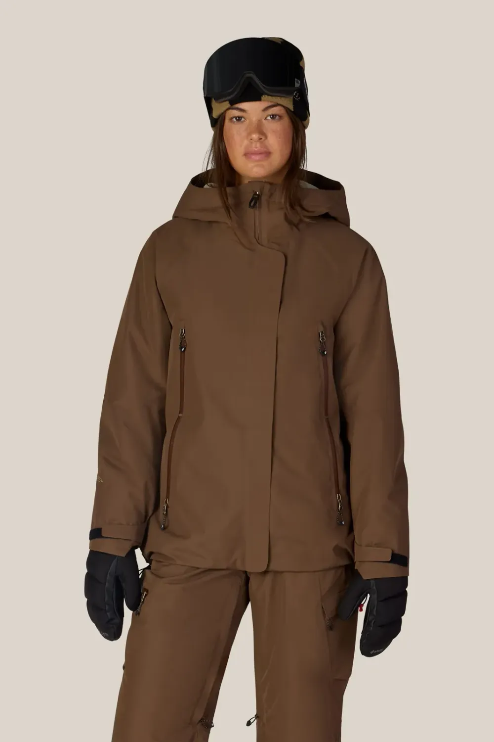 686 Women's Whisper Insulated Jacket, Color: Dark Earth, Size: XS