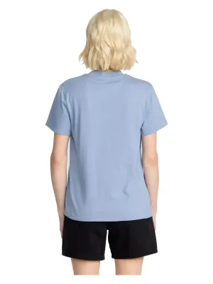 Volcom Women's Lock It Up Tee in Carolina Blue, alternate view 1