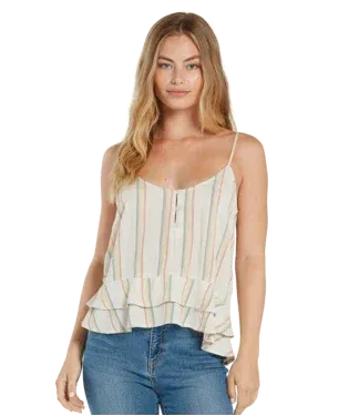 Volcom Women's Island Crush Cami, Color: Multi, Size: L