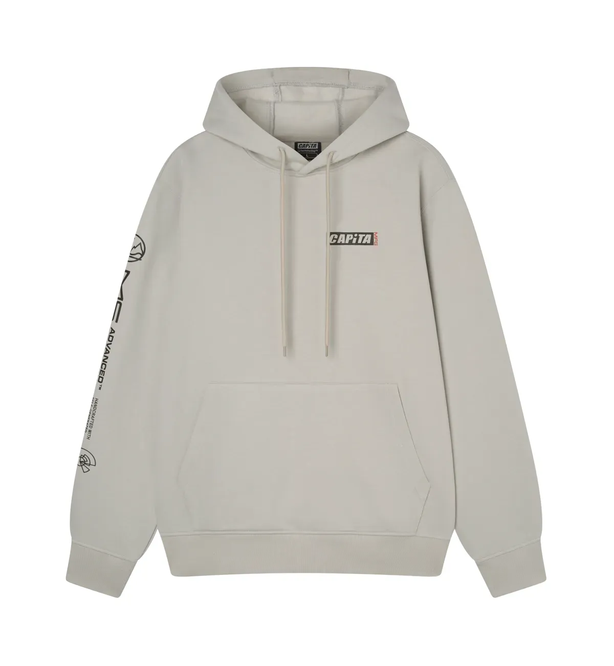 CAPiTA Men's Advanced Hood in Grey, front view