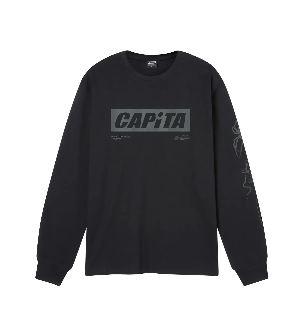 CAPiTA Men's Pathfinder Long Sleeve Tee, Color: Black, Size: M