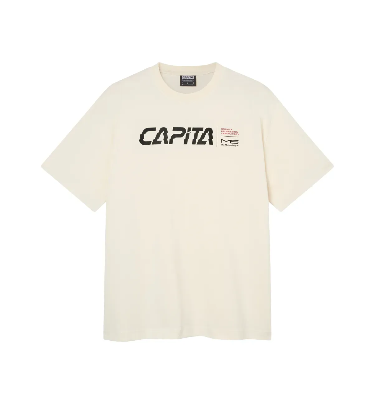 CAPiTA Men's Gravity Tee, Color: Off White, Size: M