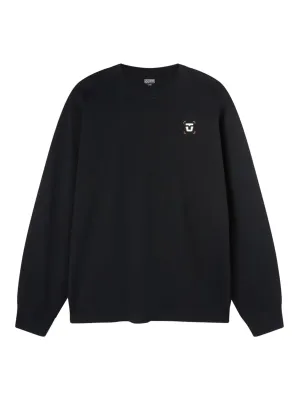 Union Men's Stronger Long Sleeve Tee in Black, main view