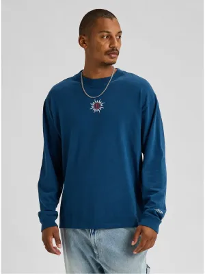 Burton 50th 90's Long Sleeve Tee in Selvedge Blue, main view