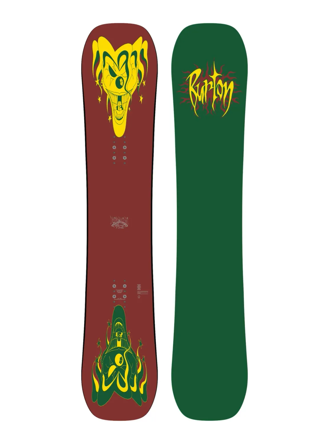 Burton Pretty Good Company Camber Snowboard 2027, Color: Joker, Size: 148