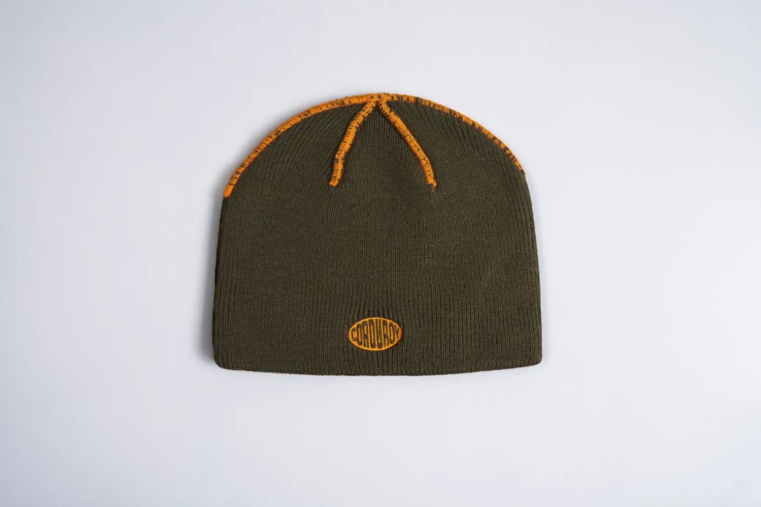 Corduroy Brand Skully Beanie, Color: Army