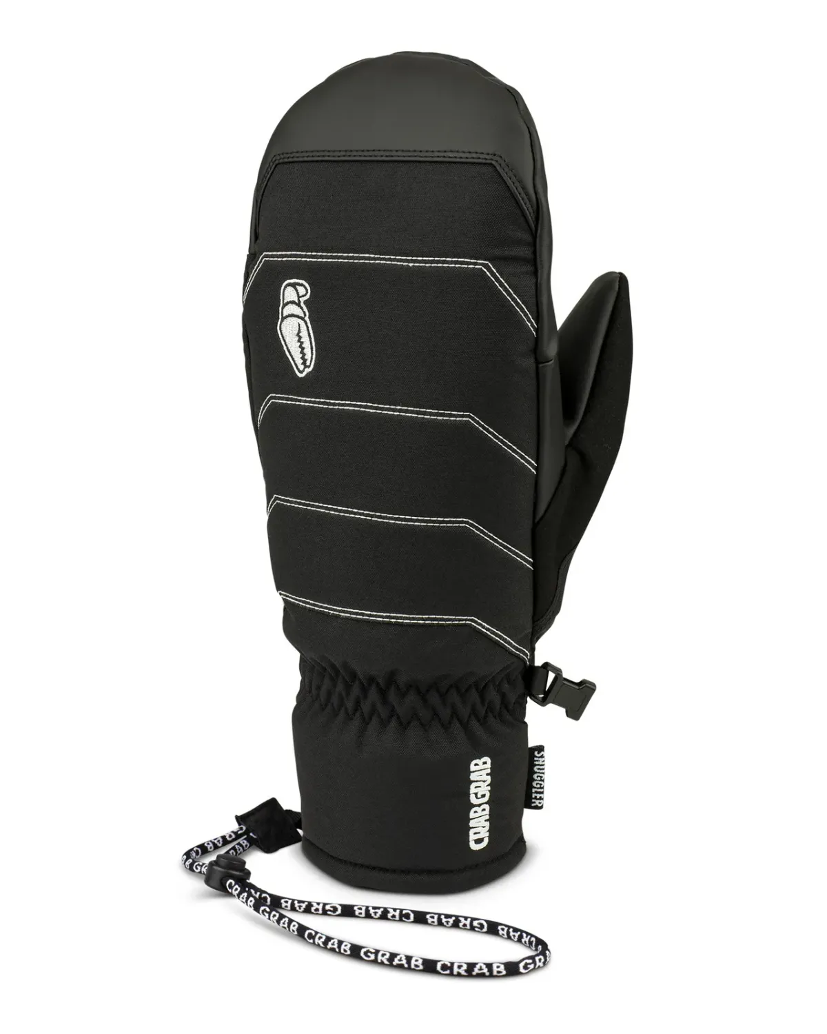 Crab Grab Snuggler Mitt, Color: Black Contrast, Size: XS