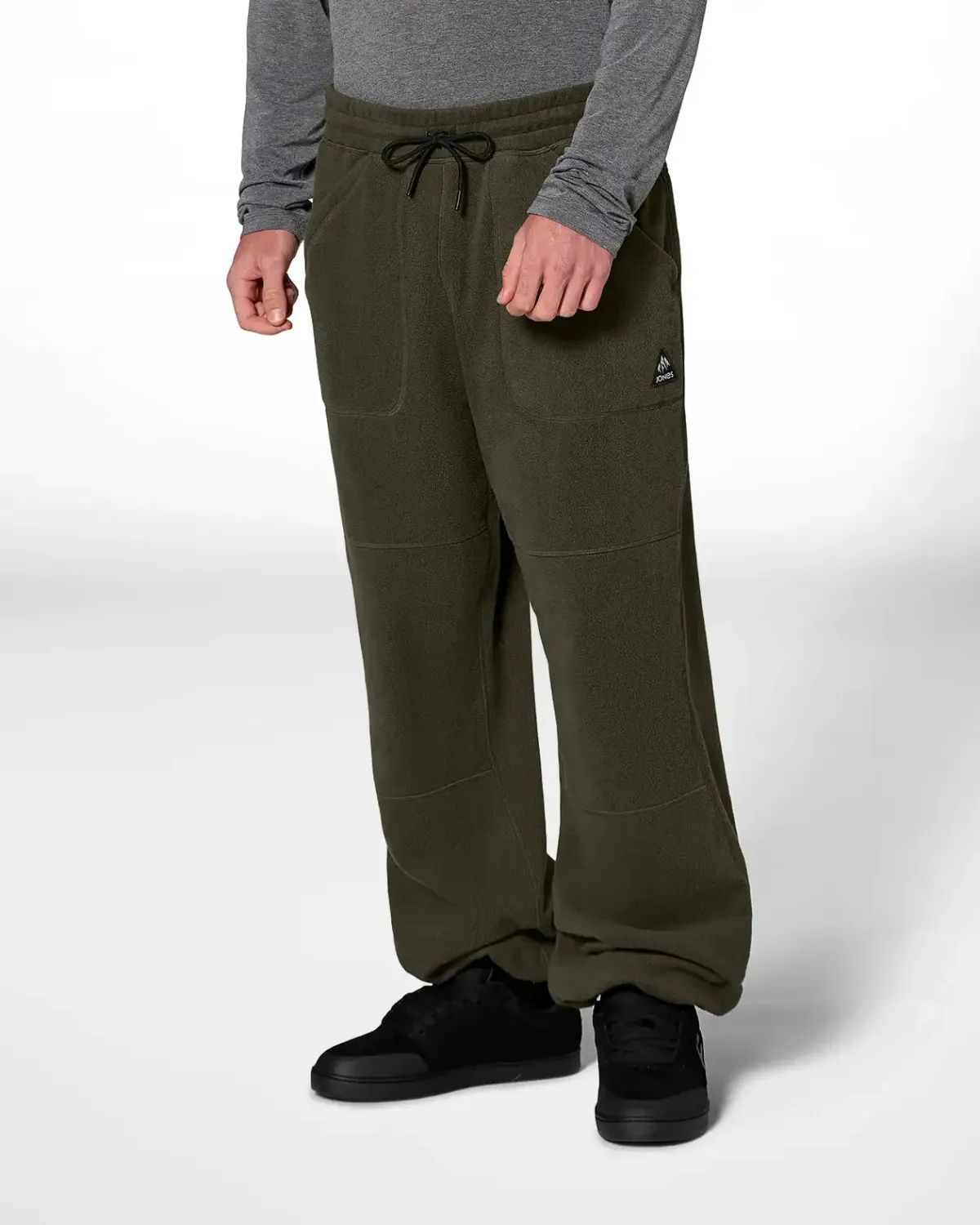 Jones Men's Lodge Fleece Pants, Color: Midnight Green, Size: S
