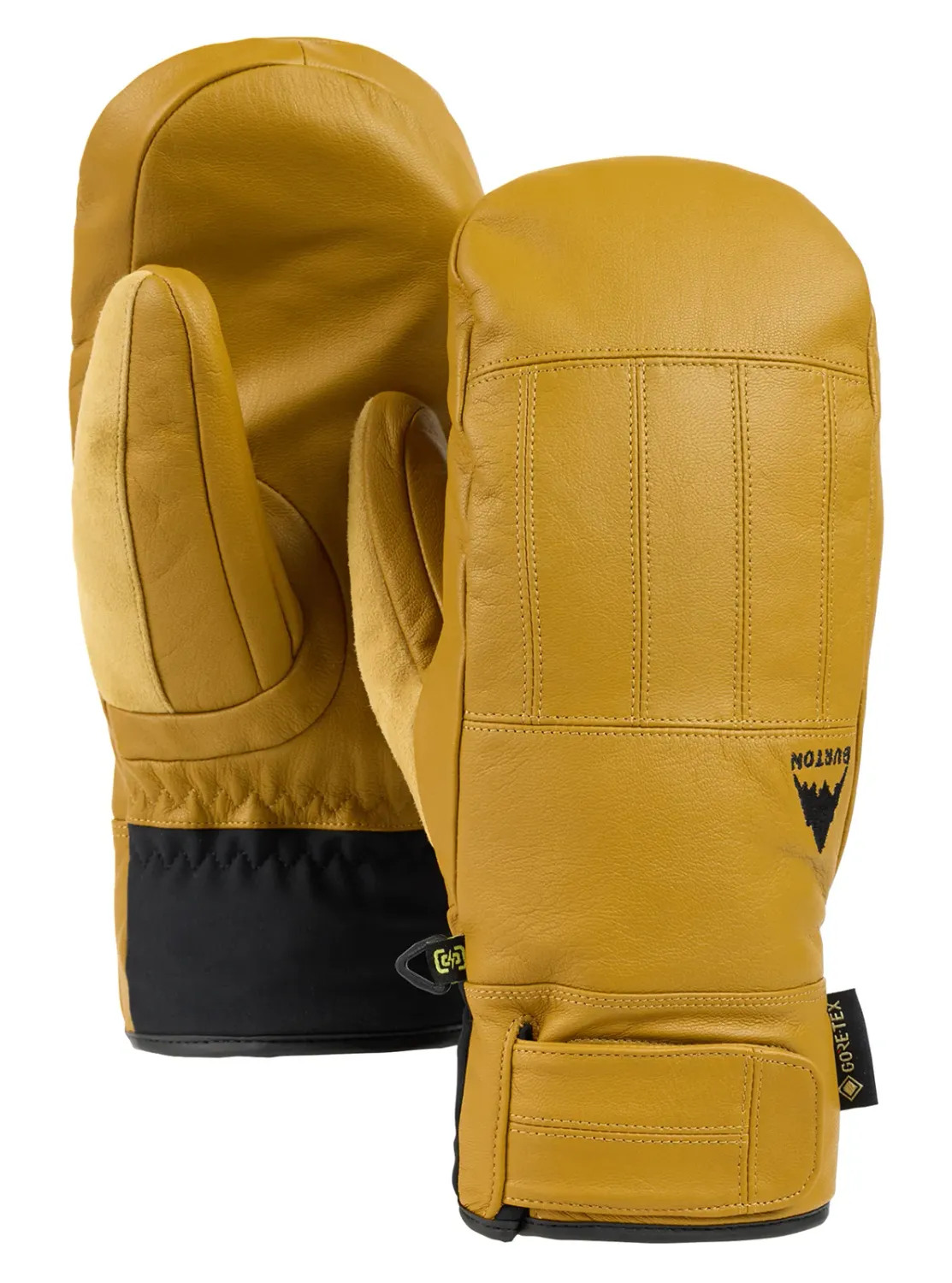Burton Men's Gondy GORE-TEX Leather Mittens, Color: Rawhide, Size: S