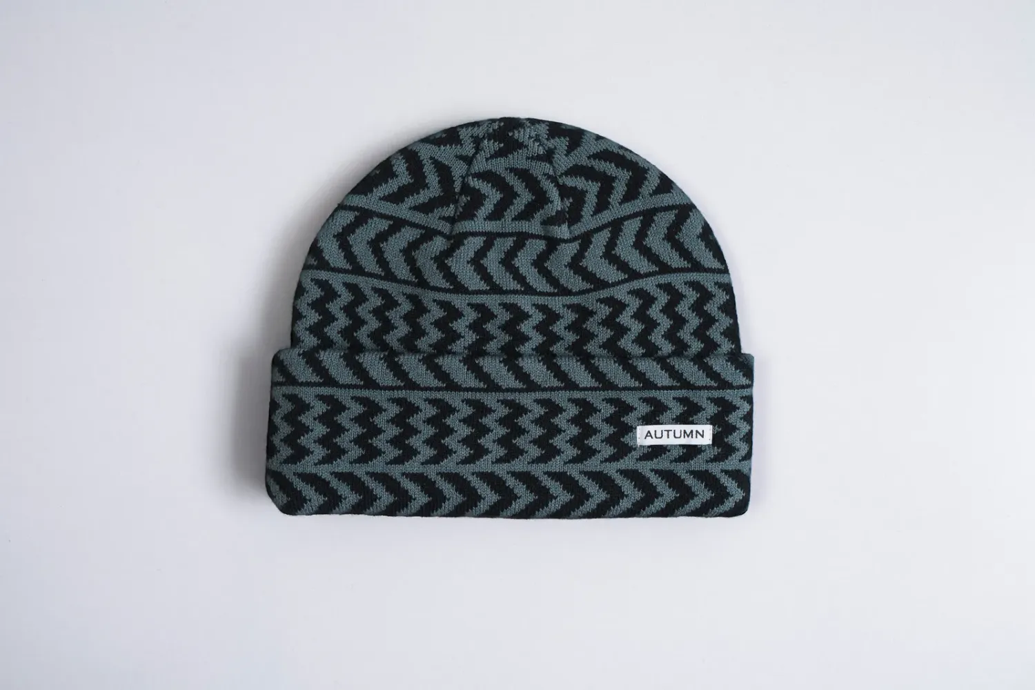 Autumn Chevron Beanie, Color: Slate
