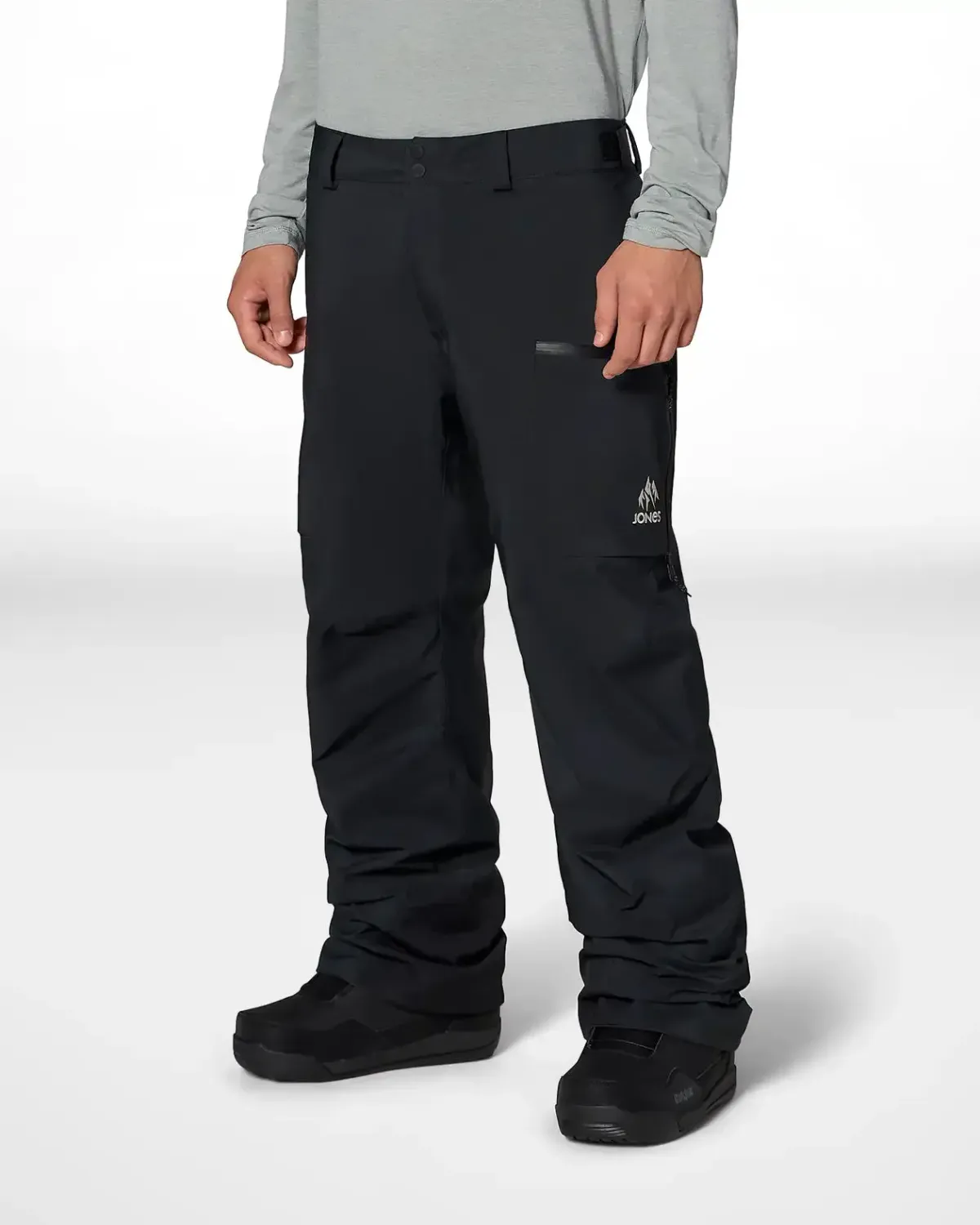 Jones Men's Deeper GORE-TEX Pants, Color: Stealth Black, Size: M