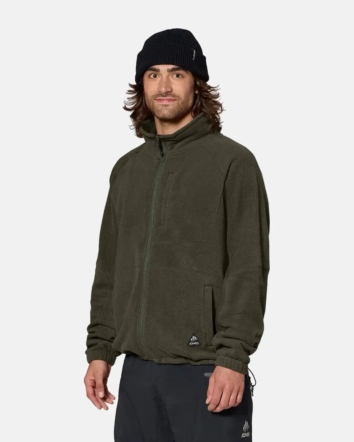 Jones Men's Base Camp Fleece Jacket, Color: Midnight Green, Size: S
