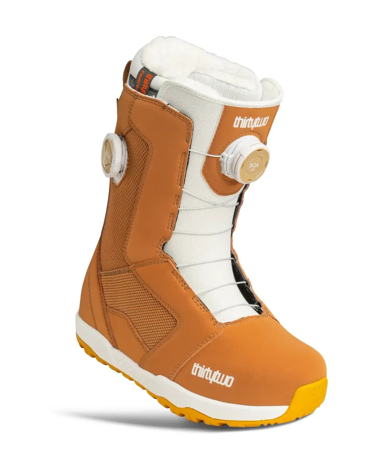 ThirtyTwo Women's STW Double BOA Snowboard Boot 2027, Color: Brown, Size: 5.5